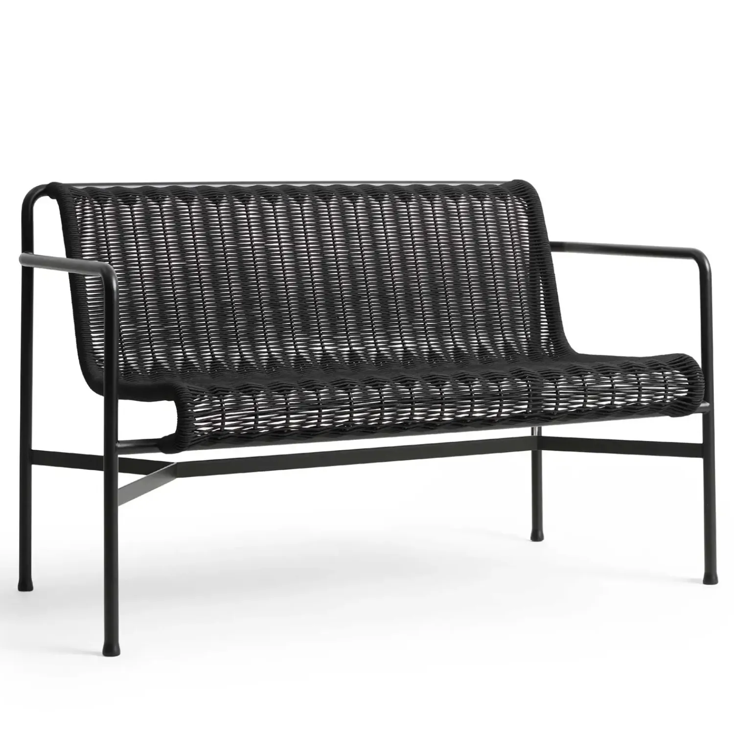 - Palissade Cord Dining Bench w. armrest - Anthracite*Hay Clearance