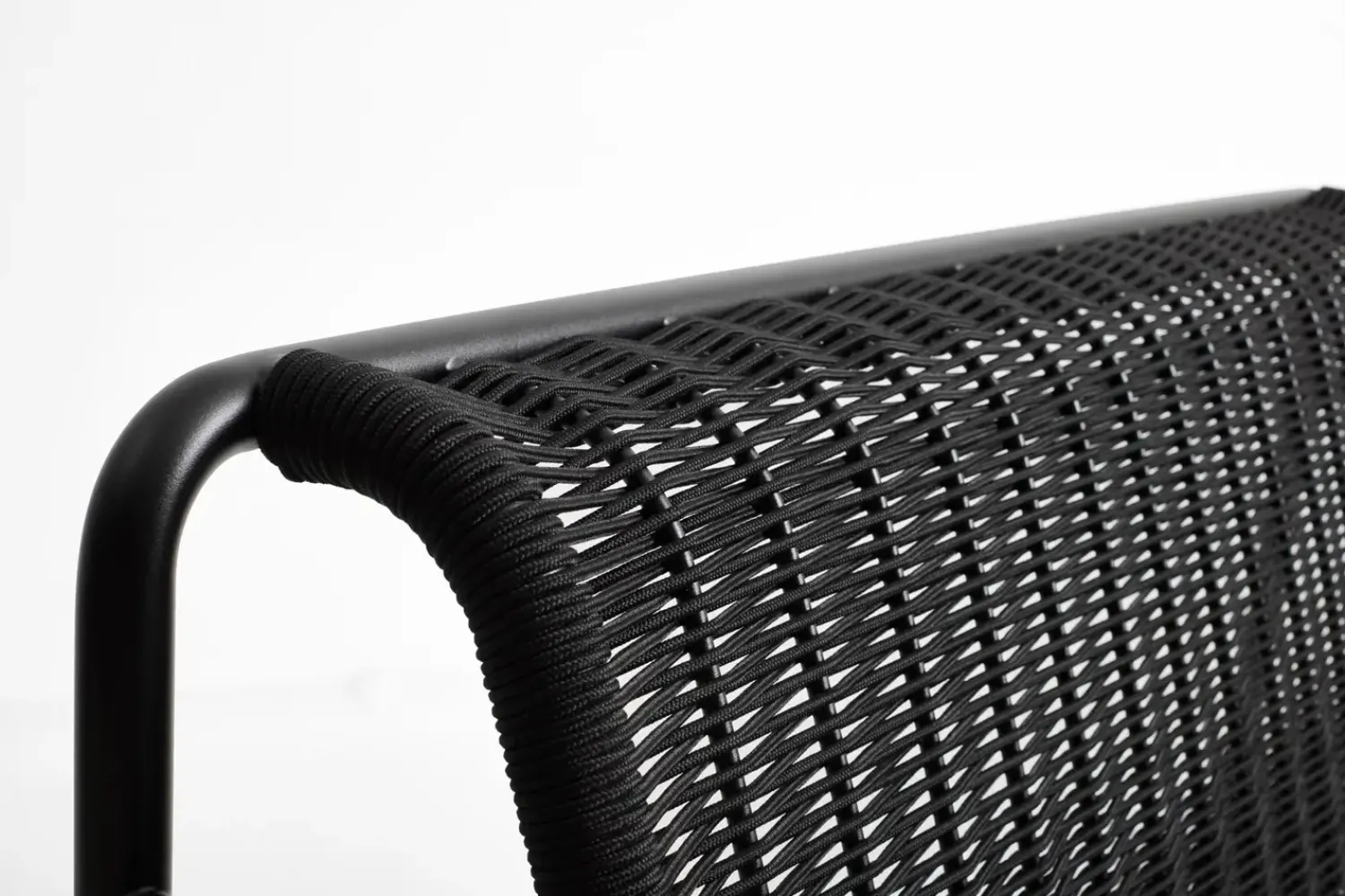 - Palissade Cord Dining Bench w. armrest - Anthracite*Hay Clearance