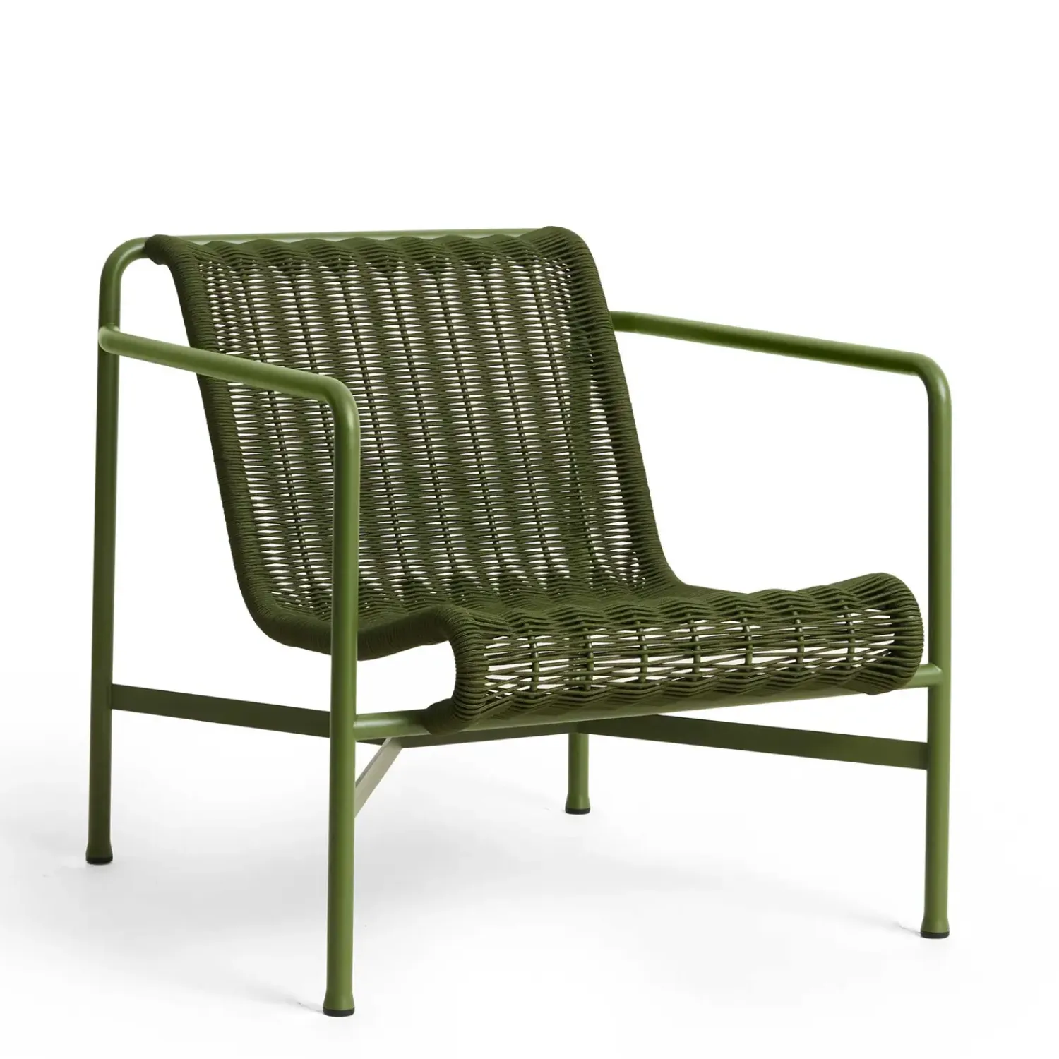 - Palissade Cord Lounge Chair Low - Olive*Hay Sale