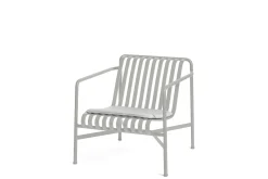 - Palissade hynde Loungestol høj og lav - lysegrå - Sky Grey - Flad^Hay Sale