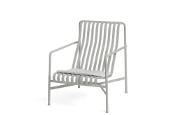 - Palissade hynde Loungestol høj og lav - lysegrå - Sky Grey - Flad^Hay Sale