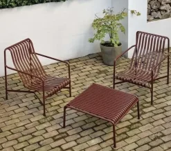 - Palissade hynde Loungestol - høj - Rød - Iron red*Hay Clearance