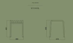 - Palissade skammel antrachite - stool*Hay Clearance