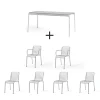 Hay - Palissade sæt - Bord + 6 stole - Galvaniseret - 4 chair og 2 arm chair^ Discount
