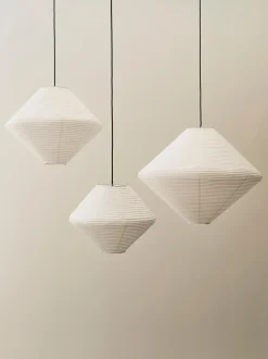 - Paper Shade Diamond - Classic white - Ø60 cm^Hay New