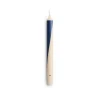 - Pattern Candle - Off-white with blue swirl^Hay Online