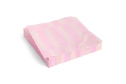 - Pattern Napkins - Light pink and rose - Lunch^Hay Hot