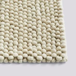 - Peas tæppe creme hvid - Cream - 200 x 300 cm*Hay