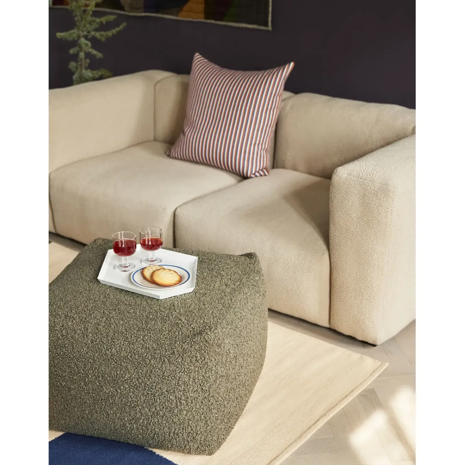 - Pouf Snug - Grey^Hay New