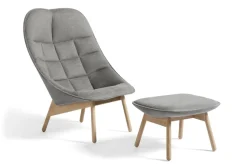 Hay - Puf - Uchiwa - Ottoman - Eg - Varm grå^ Discount