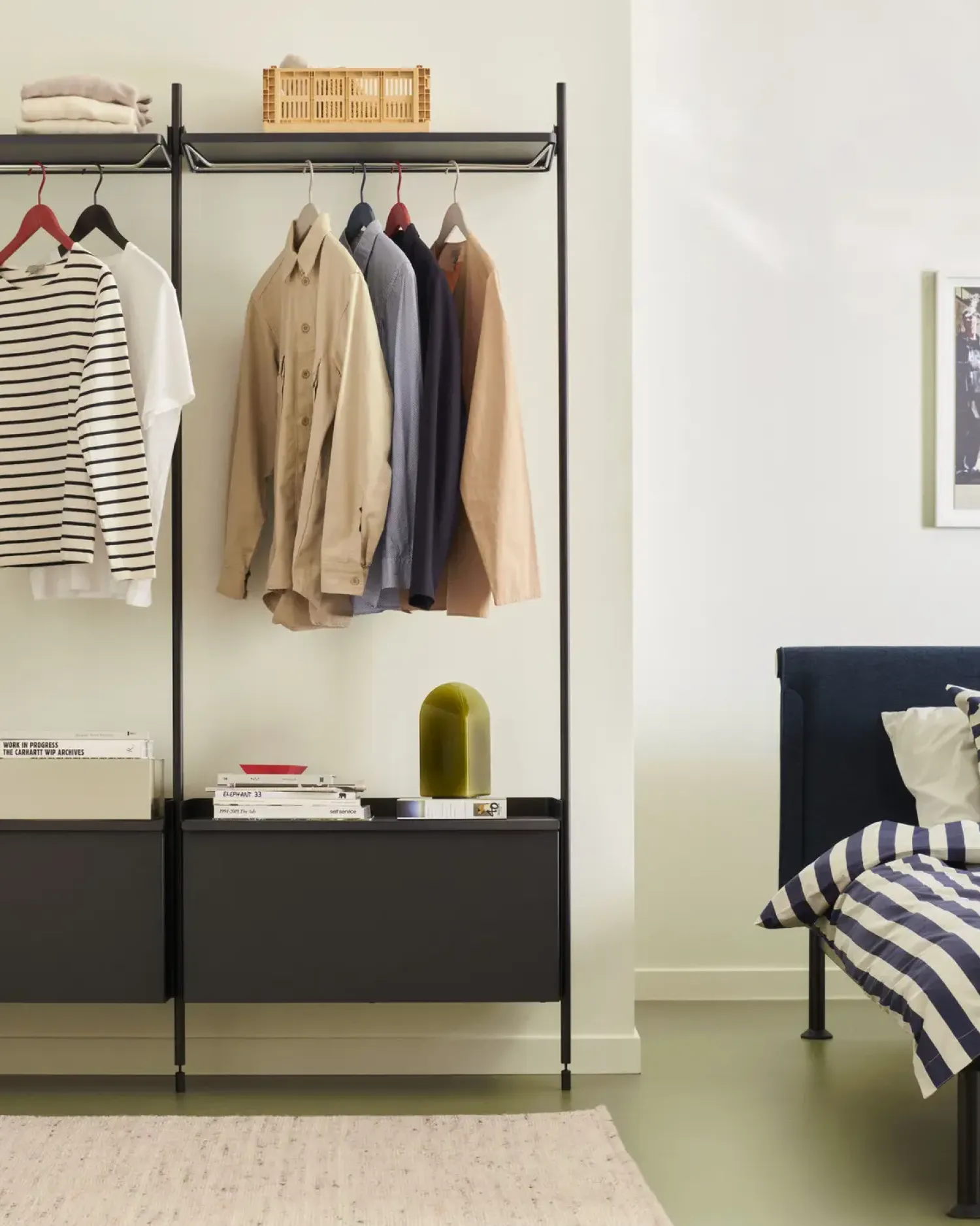 - Reol - Pier System 1002 - 2 kolonner - Sort - 162 X 34 X 209 cm*Hay Sale