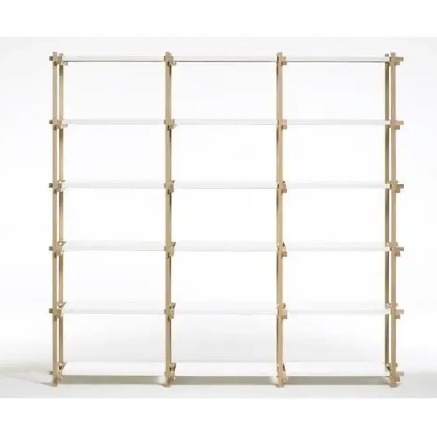 - Reol - Woody High nature/white - natur/hvid reol med 15 hylder^Hay Hot