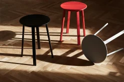 - Revolver skammel/taburet, rød*Hay Sale