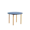 - Rundt Bord Ø105 cm - Two-Colour - Blåt med okker gule ben^Hay Online