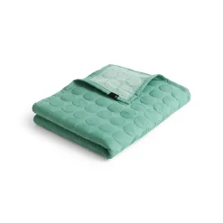 - Sengetæppe - Mega Dot - Organic - Sea Green - 235x245^Hay Hot