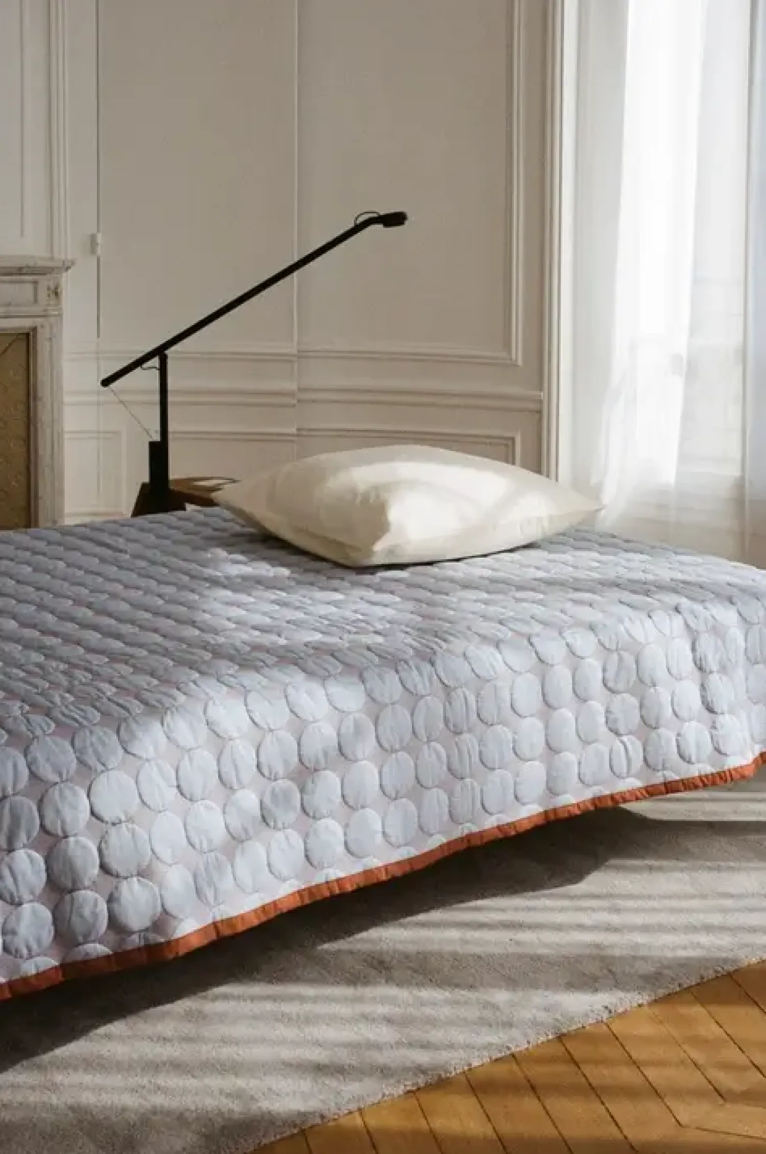 - sengetæppe - Mega Dot - lyseblå Light Blue - 260x260 cm*Hay Outlet