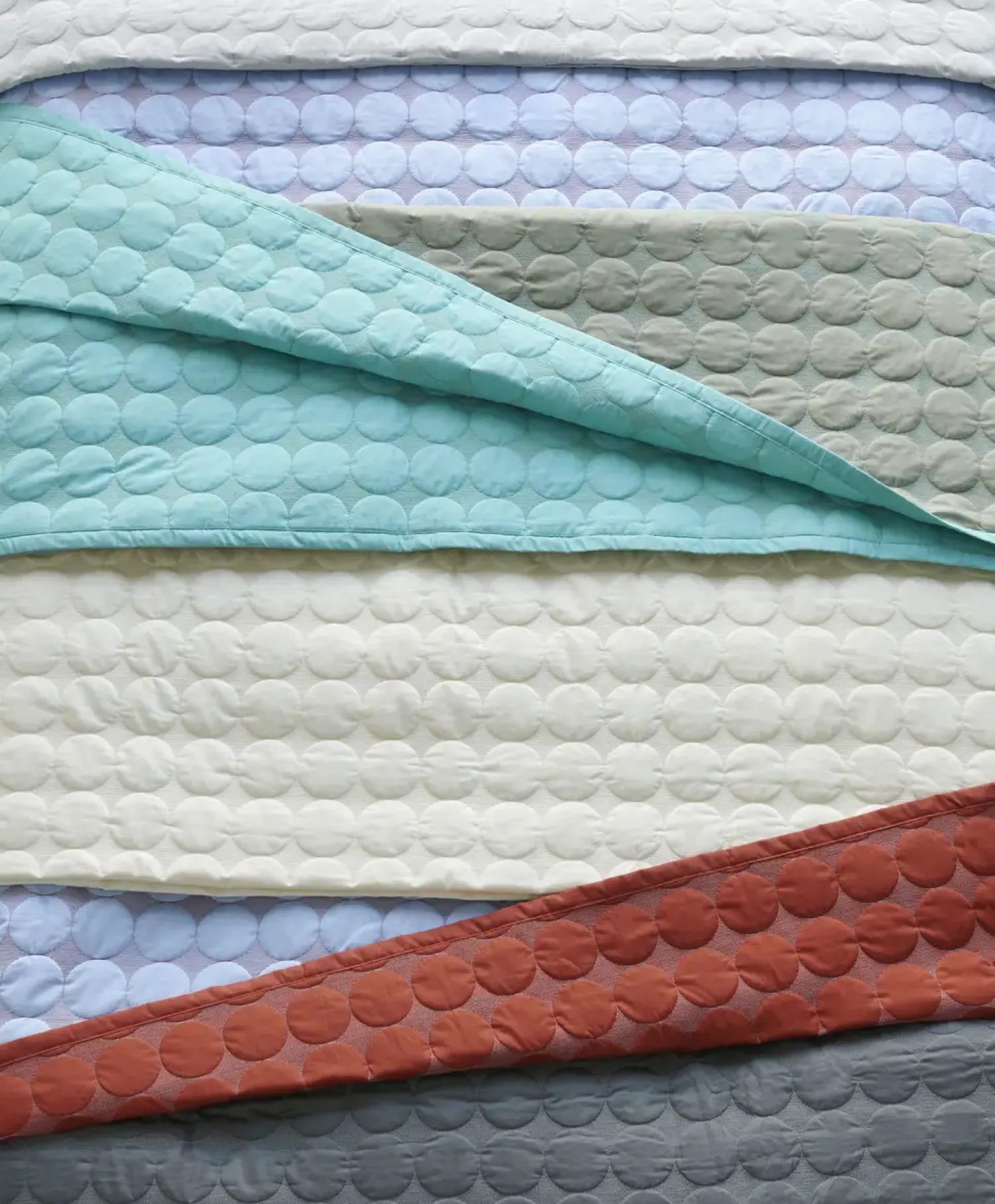 - sengetæppe - Mega Dot - lyseblå Light Blue - 260x260 cm*Hay Outlet