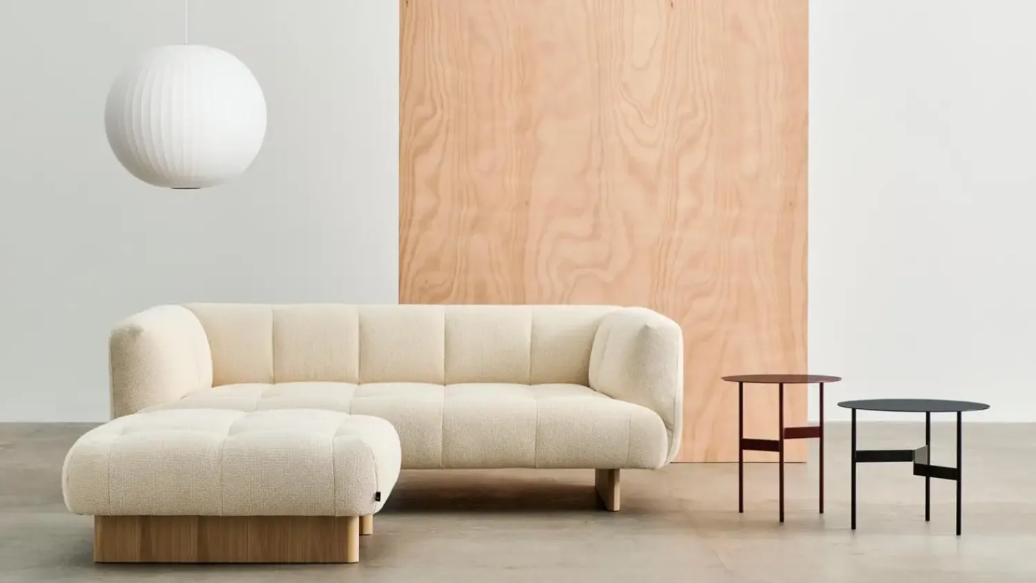 - Sofabord - Shim Coffee Table - Gul / Custard - Ø45 cm^Hay Hot