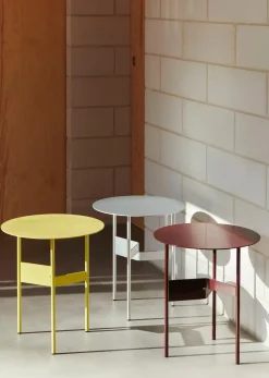 - Sofabord - Shim Coffee Table - Gul / Custard - Ø45 cm^Hay Hot