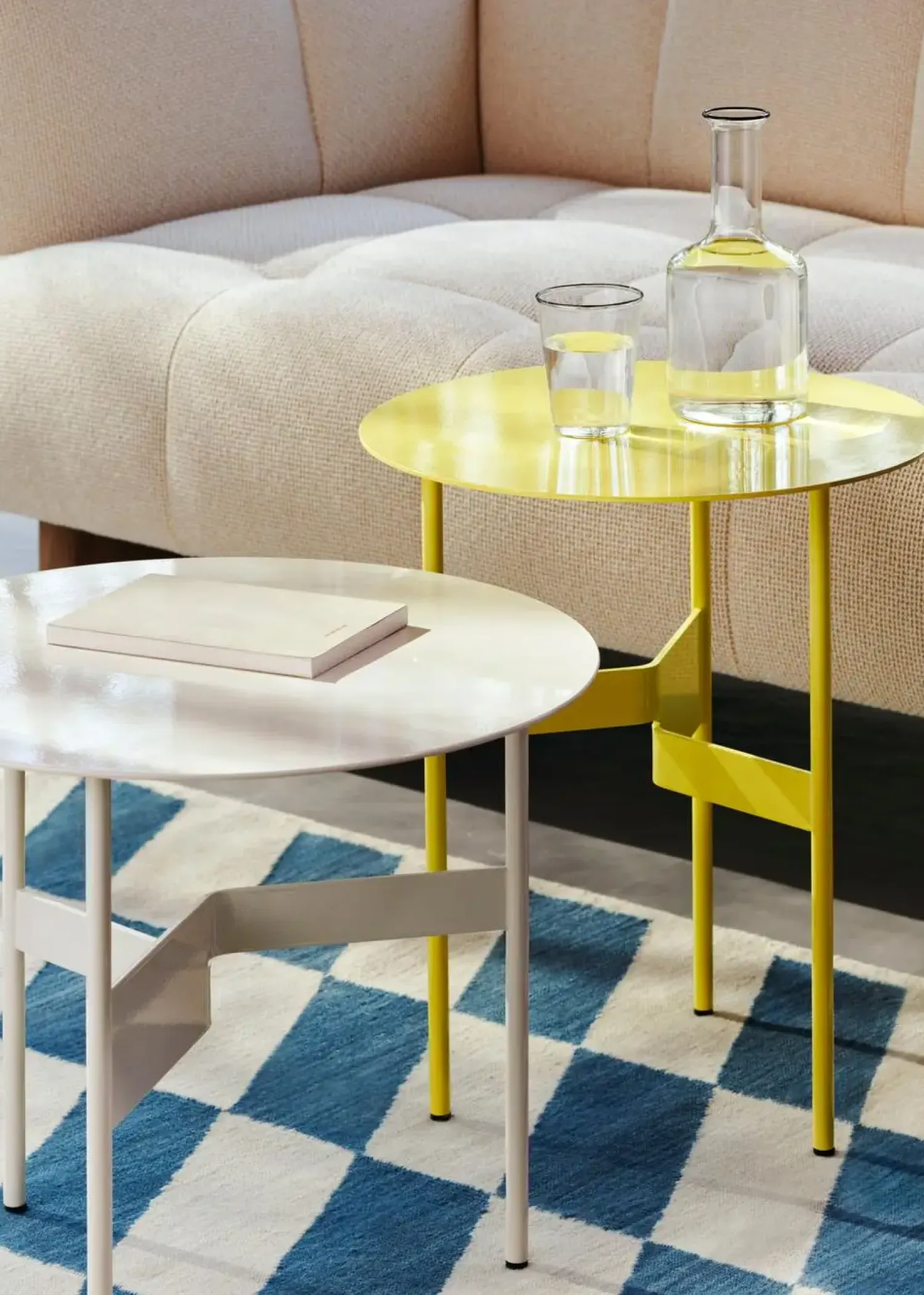 - Sofabord - Shim Coffee Table - Grå / Silver Grey - Ø45 cm*Hay