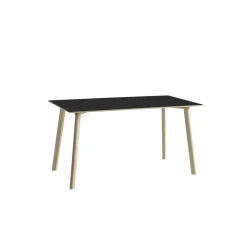 - Spisebord - CPH DEUX 210 - Sort/Bøg - 140 cm^Hay Best