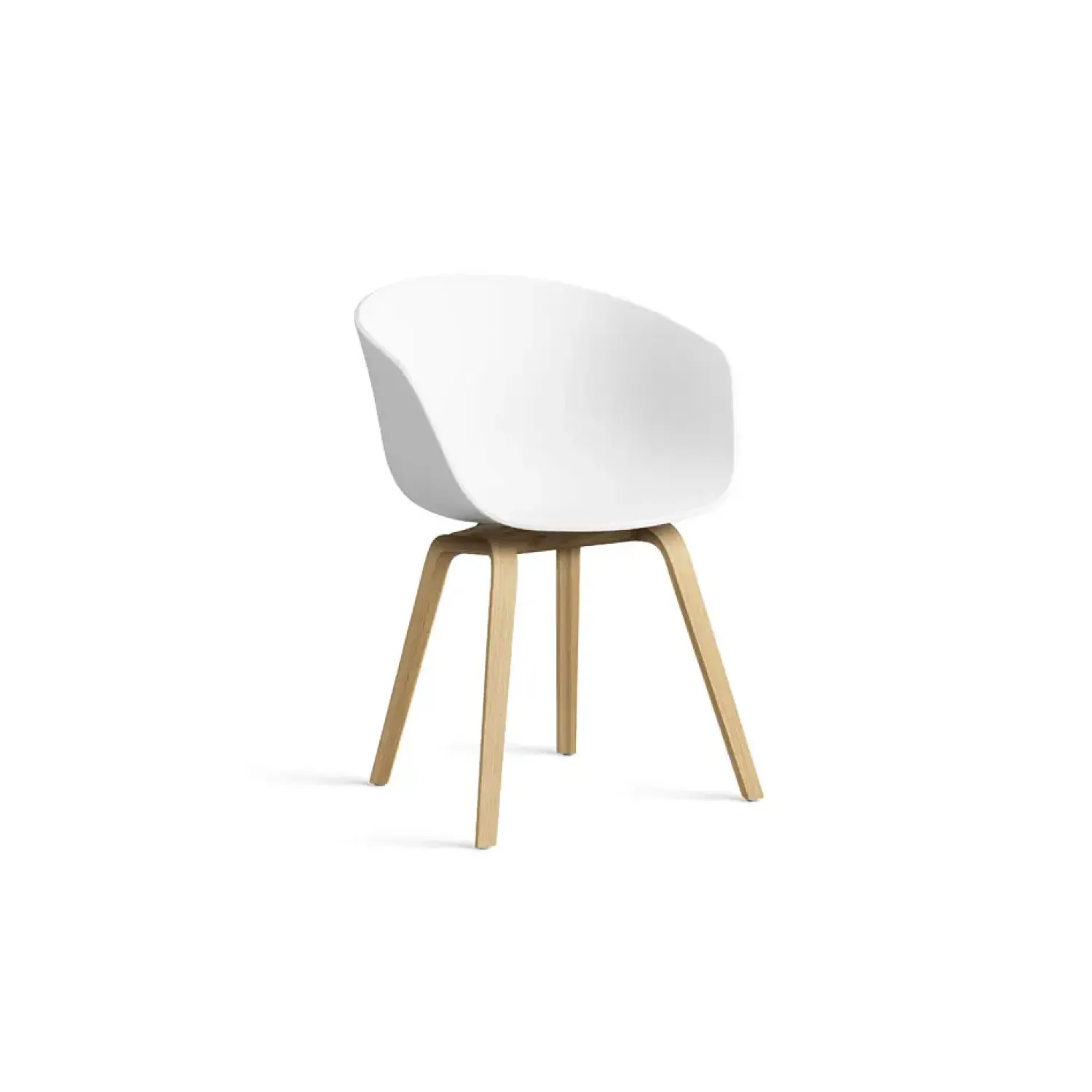 - Spisebordsstol - AAC 22 - About a Chair - Hvid 2.0 - Ben: eg/vandbaseret lak^Hay Clearance