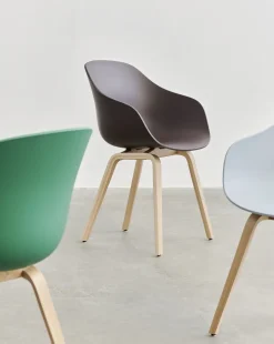 - Spisebordsstol - AAC 222 - About a Chair - Slate Blue 2.0 - Ben: eg/vandbaseret lak*Hay Online