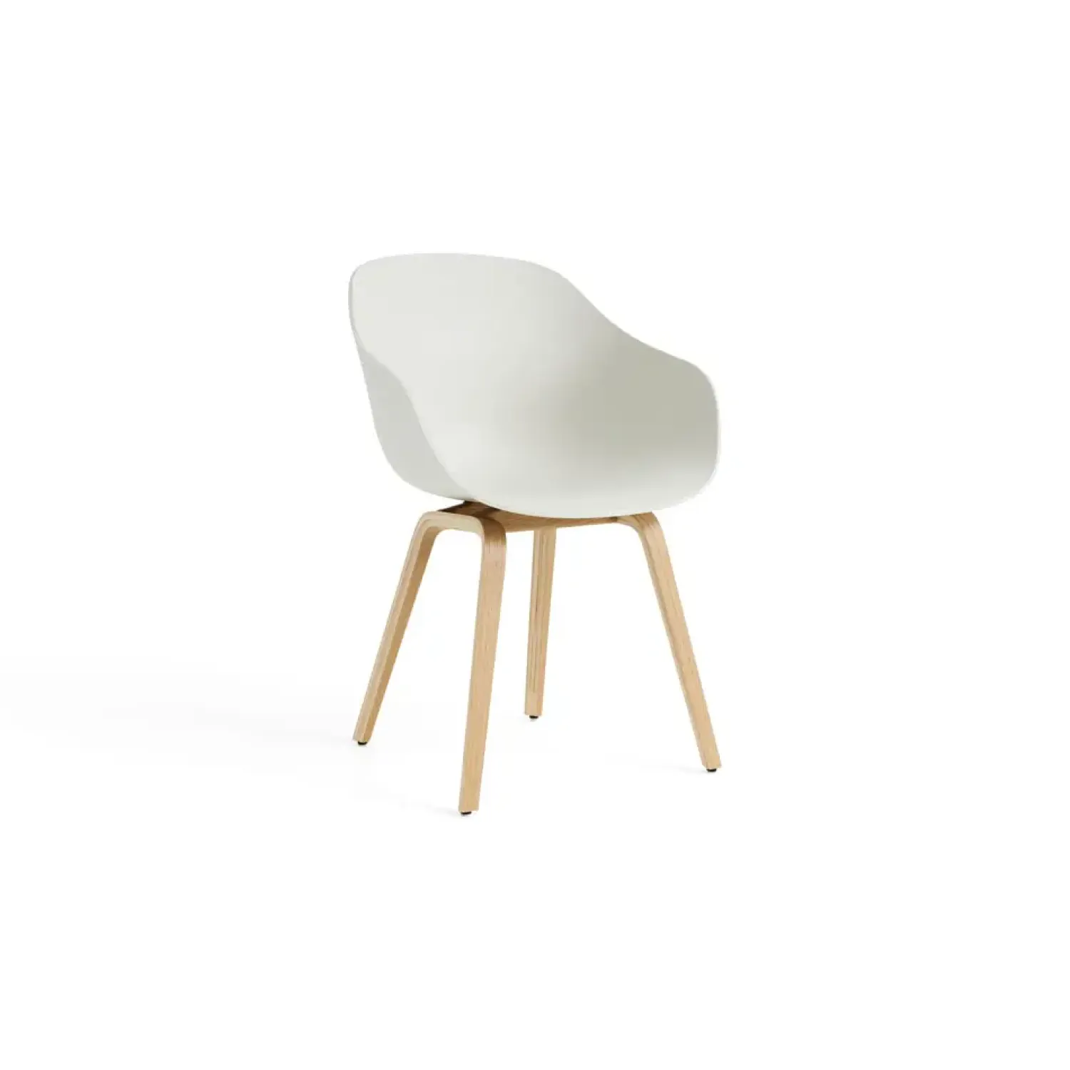 - Spisebordsstol - AAC 222 - About a Chair - Melange Cream 2.0 - Ben: eg/vandbaseret lak*Hay Outlet