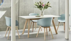 - Spisebordsstol - AAC 22 - About a Chair - Dusty Blue 2.0 - Ben: eg/vandbaseret lak^Hay Outlet