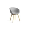 - Spisebordsstol - AAC 22 - About a Chair - Concrete Grey - Ben: Eg med lak^Hay Outlet
