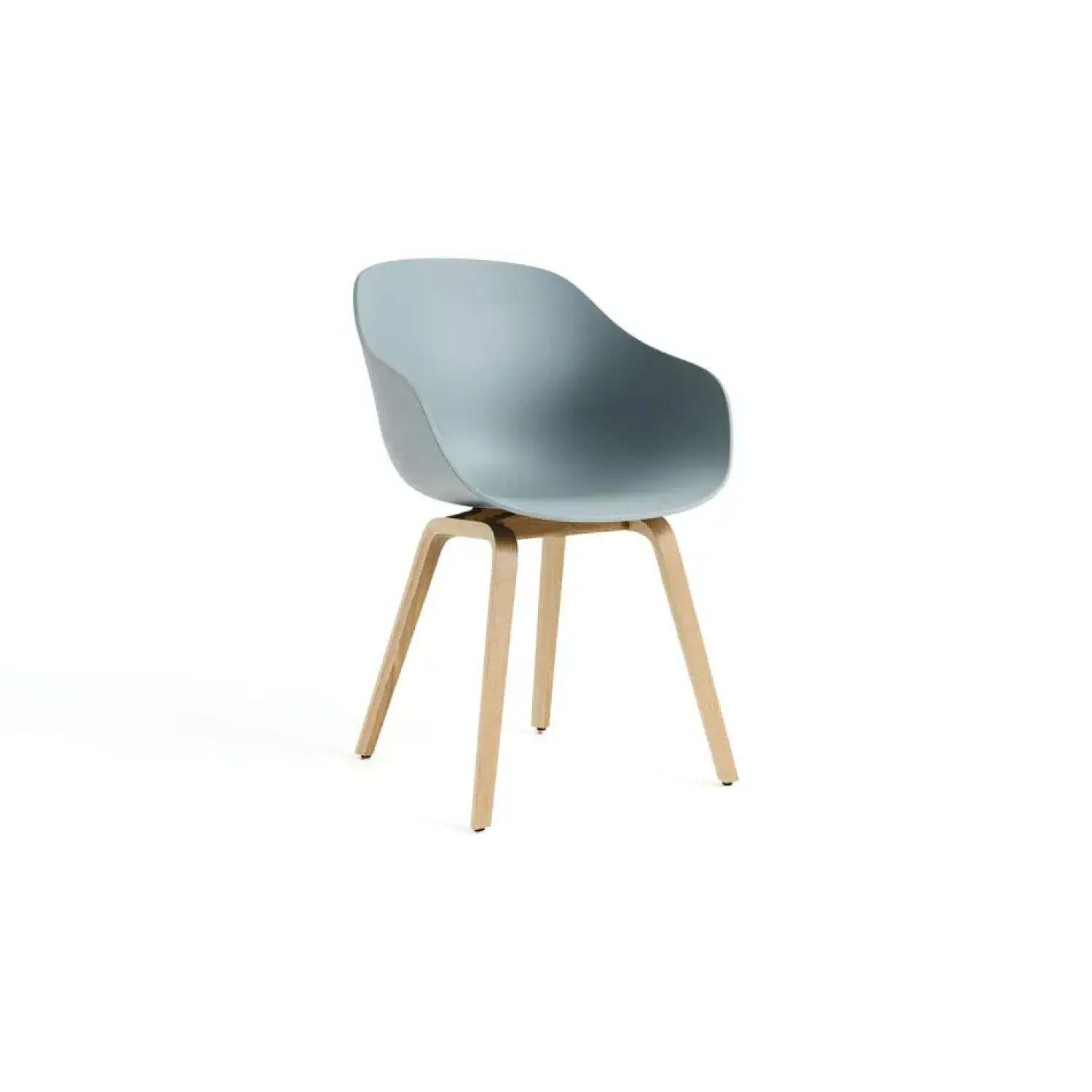 - Spisebordsstol - AAC 222 - About a Chair - Dusty Blue 2.0 - Ben: eg/vandbaseret lak*Hay Discount