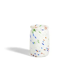 - Splash Vase - Roll Neck, M - White dot*Hay Hot