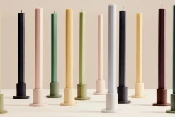 - Stearinlys - Hexagon - Sæt med 4 stk. - Dark*Hay Clearance