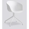 - Stol - AAC20 - About a Chair - hvid med hvide ben og drejestel*Hay Discount
