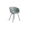 - Stol AAC26 - Støvet blå med sorte ben - about a chair AAC26^Hay Hot
