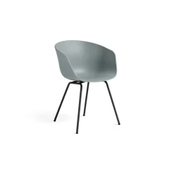- Stol AAC26 - Støvet blå med sorte ben - about a chair AAC26^Hay Hot