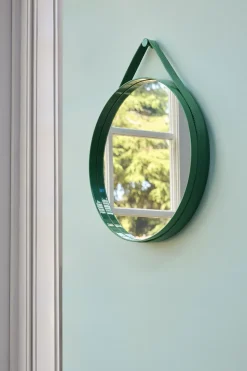 - "Strap Mirror" Spejl Ø50 cm - Brun*Hay Online