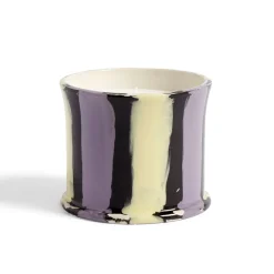 - Stripe Scented Candle, Fig Leaf^Hay Best