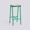 - Taburete 8 Bar Stool - Green Jade - Lacquered Oak Veneer Seat - Høj model 75 cm*Hay New