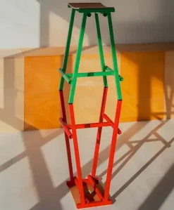 - Taburete 8 Bar Stool - Green Jade - Lacquered Oak Veneer Seat - Høj model 75 cm*Hay New