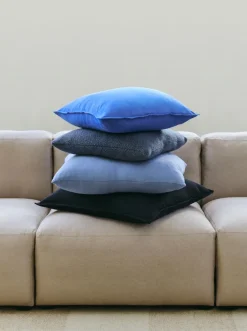 - Texture Cushion Cover - 50 x 50 - Blue, black*Hay Clearance