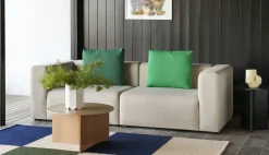 - Tæppe - Ethan cook flat works - peach green check - str. 200 x 300 cm*Hay Clearance