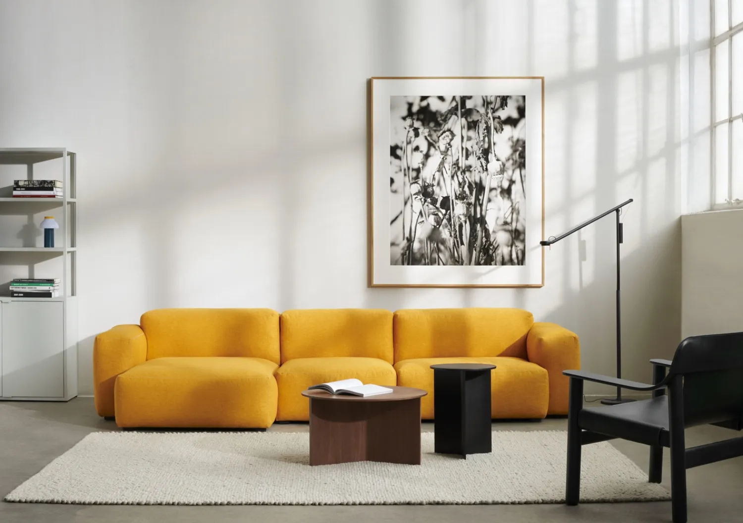 - Tæppe - Peas Random - Cream - 200 x 300 cm*Hay