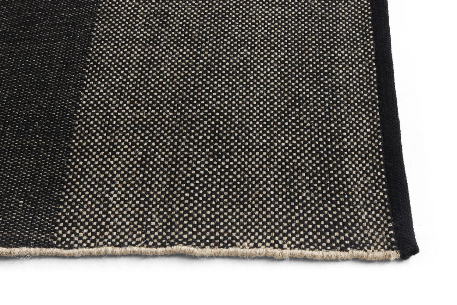 - Tæppe Check Rug - Black L/ Sort - 170 x 240 cm^Hay Best