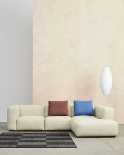 - Tæppe Check Rug - Black L/ Sort - 170 x 240 cm^Hay Best