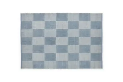 - Tæppe Check Rug - Light Blue S/Lyseblå - 140 x 200 cm*Hay Outlet