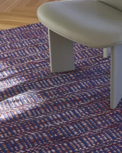 - Tæppe Radio Rug - Red, Blue/Rød, Blå - 170 x 240 cm*Hay Clearance