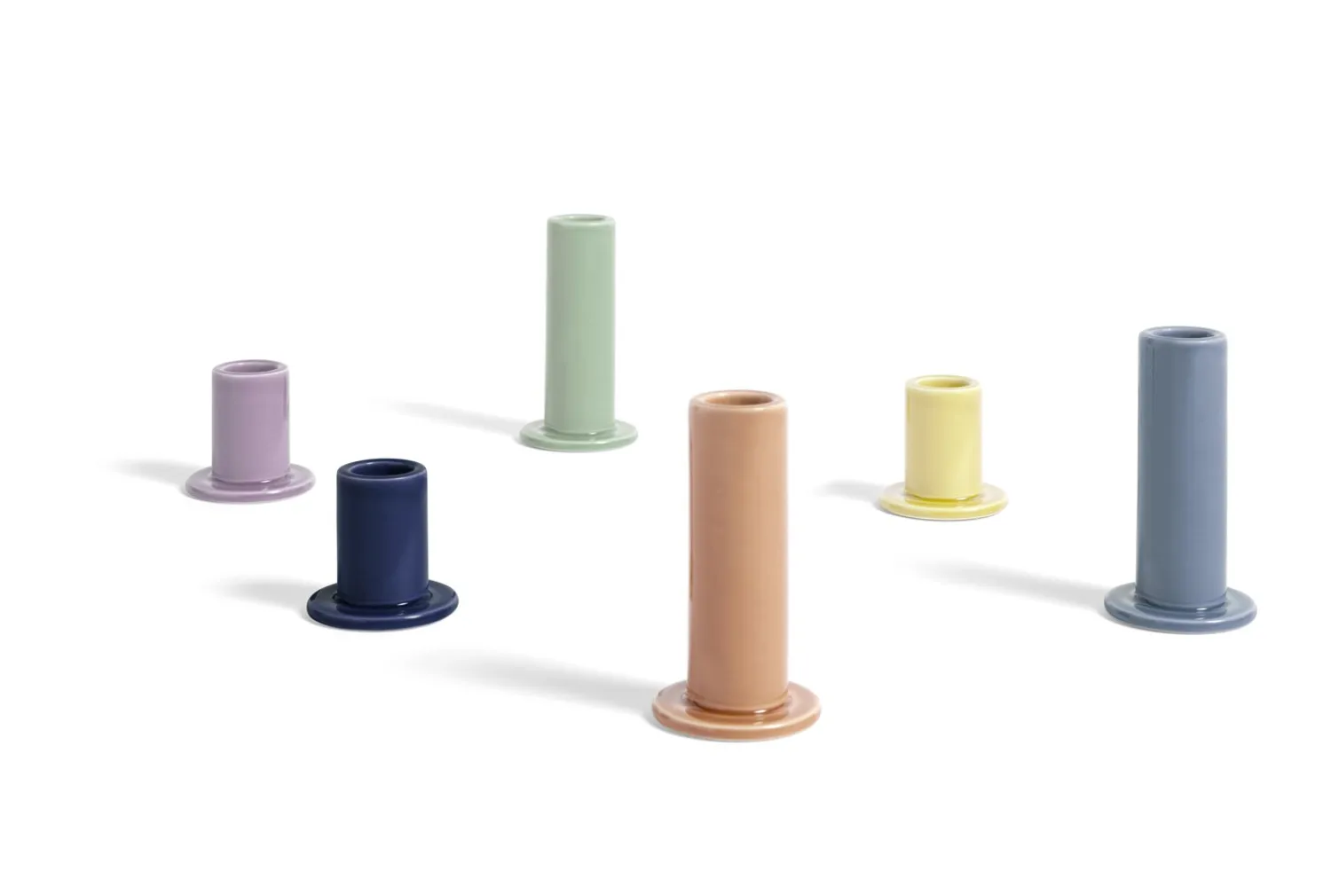 - Tube Candleholder M, Lavender^Hay Outlet