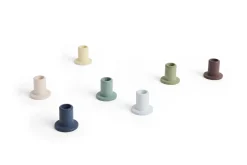 - Tube Candleholder S - Concrete - Emerald Green*Hay Clearance