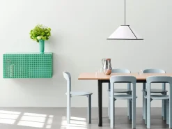 - Vægskab - Perforated Cabinet Wall - Small - Wine Red - H45 x B89 x D40*Hay Clearance